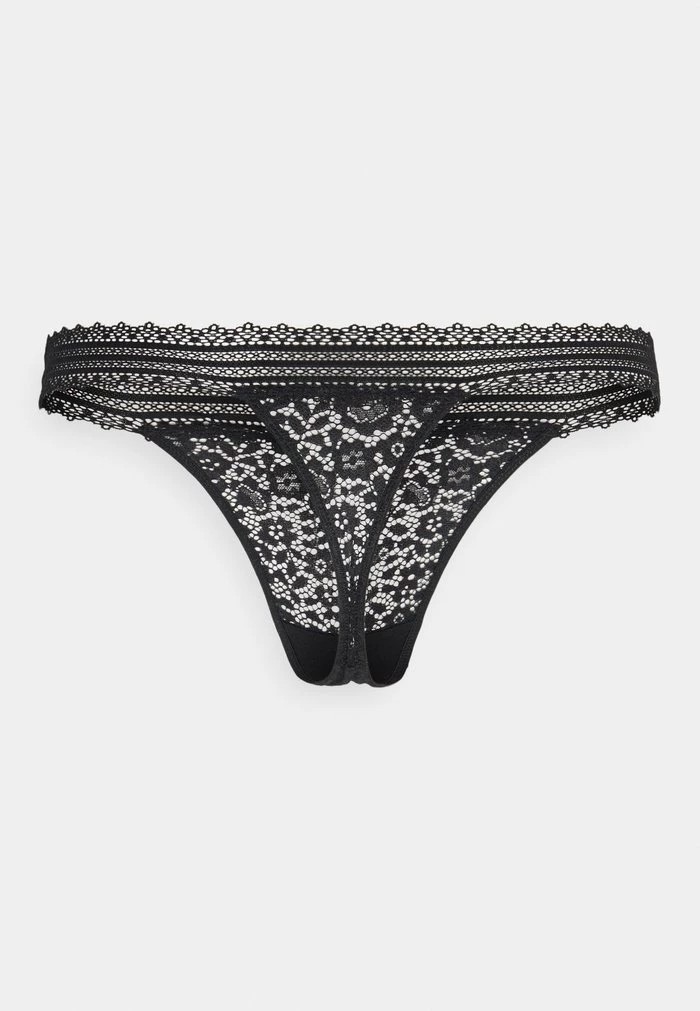 Pantalon ANNA FIELD Anna Field 5pp Lace Thong Noir Femme | CKB-7462641